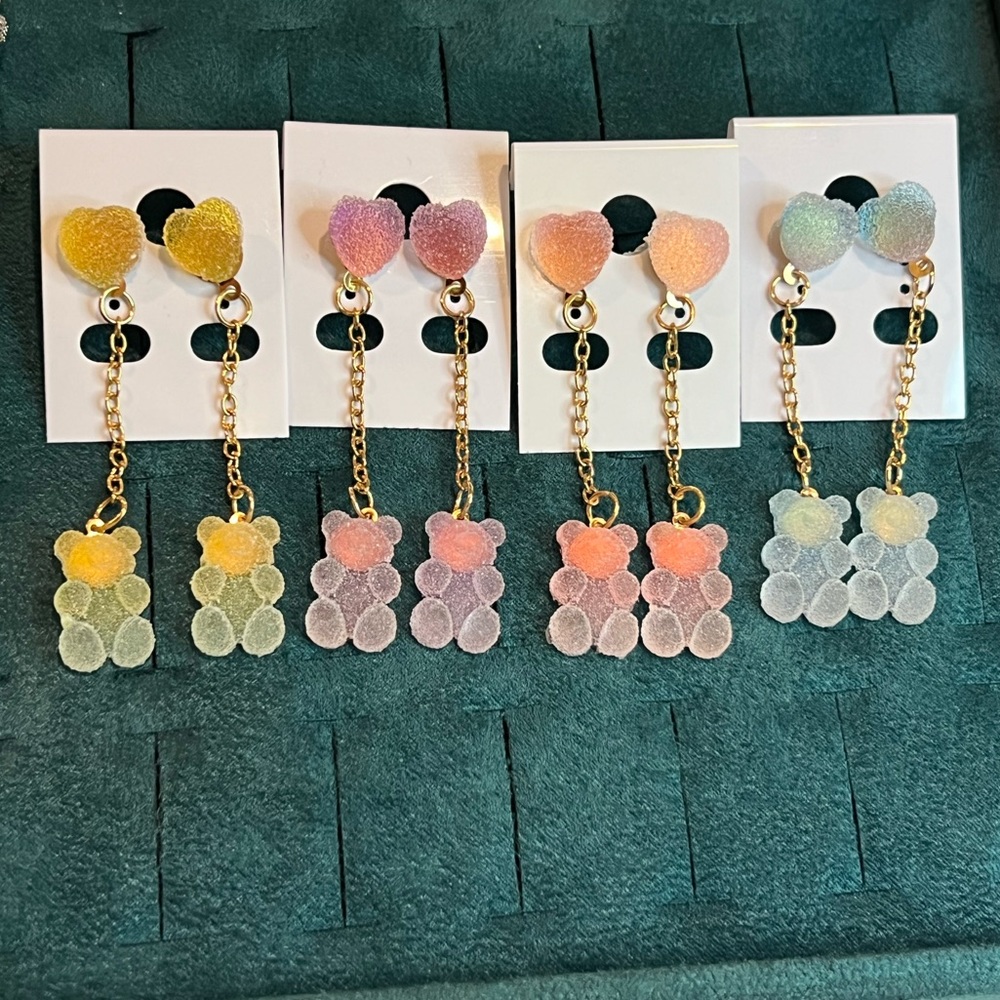 Sugar Gummy Bear Earrings